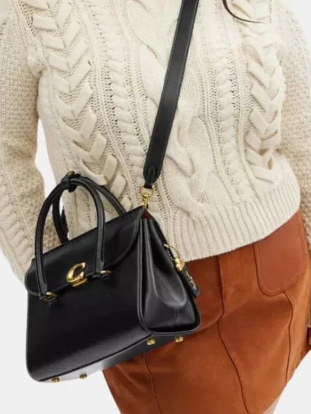 Nwt 💯 authentic Coach Broome Carryall regular size full grain leather - Picture 2 of 4